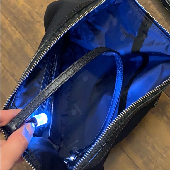 Reversible black leather Rudsak bag - Picture 6 of 10